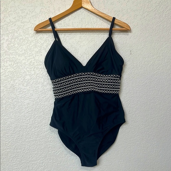 Kona Sol One Piece Swim Suit Black Size Large - Picture 2 of 15